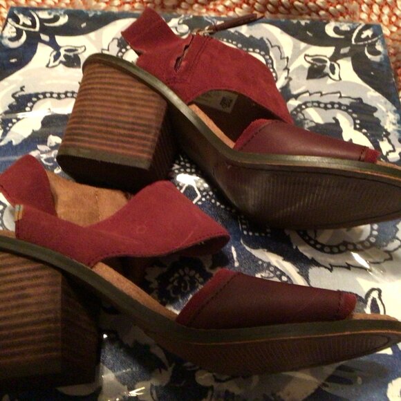 Toms Majorca Block Heel Sandal Size  8.5 - Picture 5 of 8